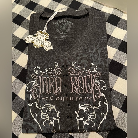 NWT WOMEN’S HARD ROCK COUTURE ROME T-SHIRT. - Picture 1 of 12